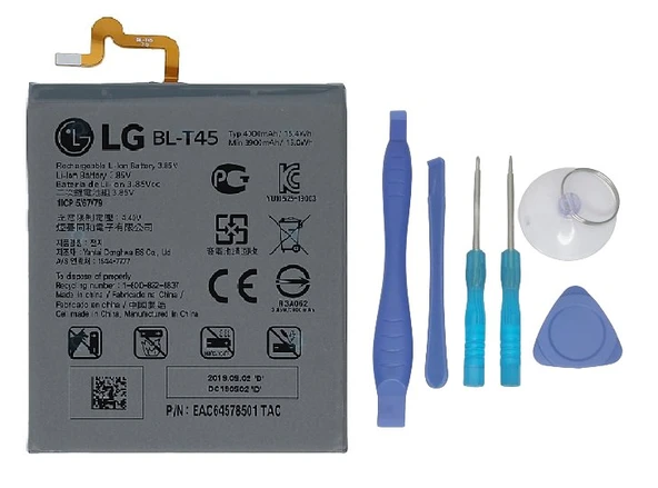 LG K50S Uyumlu Batarya Pil Sıfır Orijinal + TAMİR SETİ ürün görseli 1