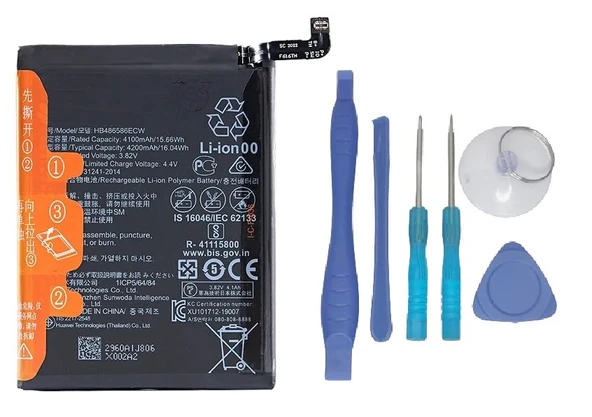 Tkgz - P40 Lite Uyumlu Batarya Pil Sıfır Orijinal + TAMİR SETİ ürün görseli 1