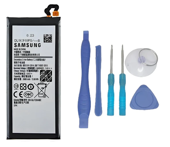Samsung Galaxy J7 PRO - SM- J730 Uyumlu Batarya Pil Sıfır Orijinal + TAMİR SETİ ürün görseli 1