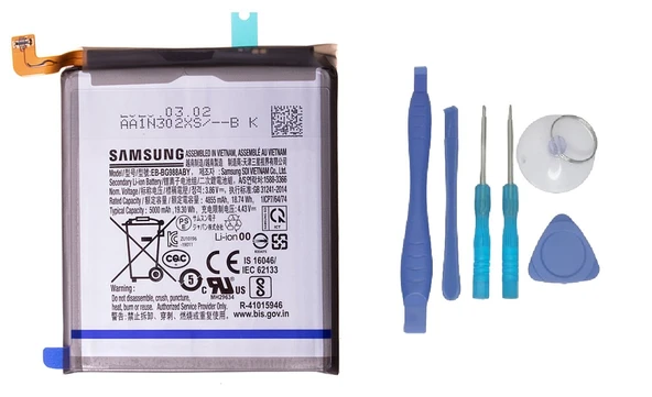 Samsung Galaxy S20 ULTRA - SM-G988 Uyumlu Batarya Pil Sıfır Orijinal + TAMİR SETİ ürün görseli 1