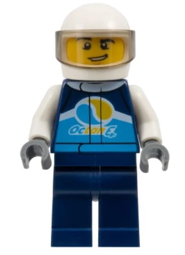 Lego Minifigür Race Car Driver Male cty1110 ürün görseli 1