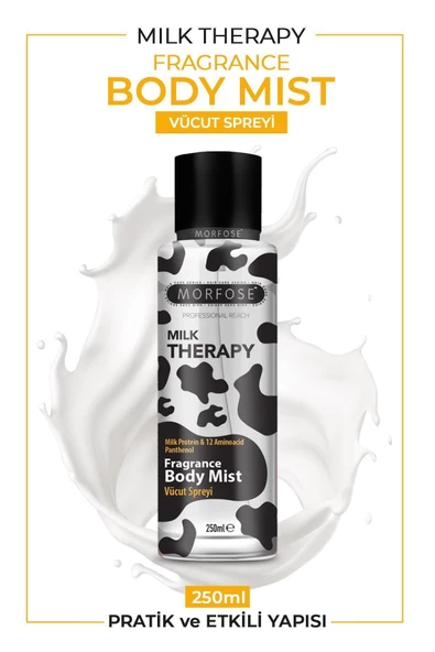 Morfose Milk Therapy Body Mıst Vücut Spreyi 250 Ml ürün görseli 1