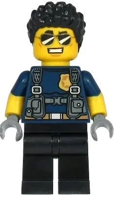 Lego Minifigür Police Officer Duke DeTain cty1210 ürün görseli 1