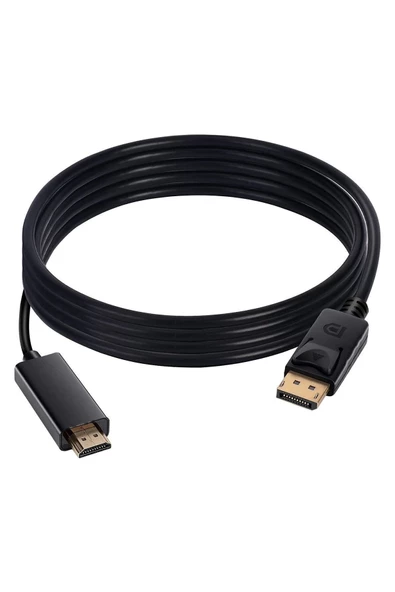 Zilevo Displayport To Hdmi Kablo Ses Görüntü Çevirici Kablo 3 Metre ürün görseli 1
