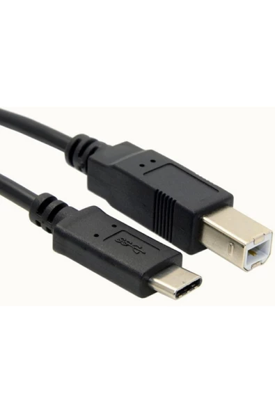 BASTORE Type C To Usb Printer Yazıcı Tarayıcı Ara Bağlantı Kablosu 3 Metre ürün görseli 1