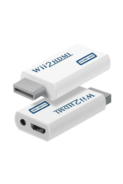 BASTORE Nintendo Wii Hdmi Tv Kablo Çevirici Adaptör Wii 2 Hdmı  Al2517 Beyaz ürün görseli 1