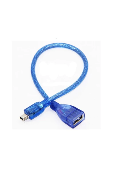 Zilevo 5 Pin Mini Usb Erkek - Usb Dişi Kablo 20cm ürün görseli 1