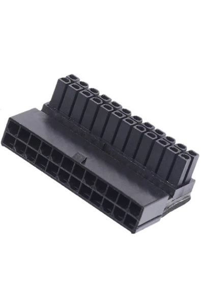 Alfais 4982 ATX 24 Pin to Erkek Dişi Anakartlar için 90 Derece Açı Dönüştürücü Adaptör ürün görseli 1