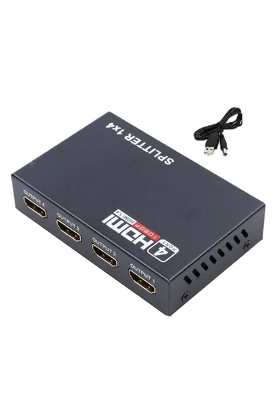 Zilevo 4 Port Hdmi Splitter Çoklu Ekran Çoklayıcı Switch ürün görseli 1