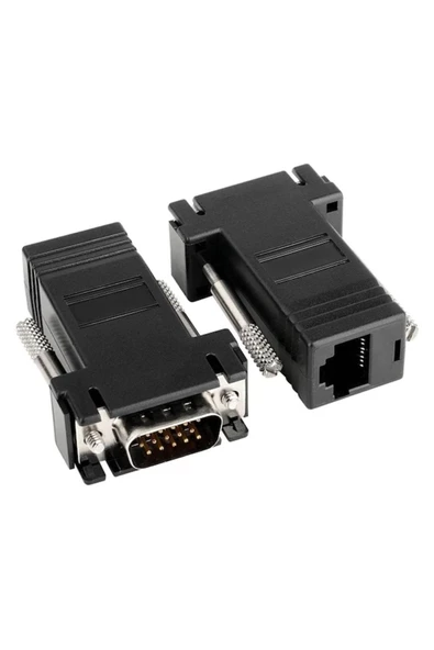 BASTORE Vga Extender Rj45 To Vga Çevirici Adaptör 2 Adet ürün görseli 1