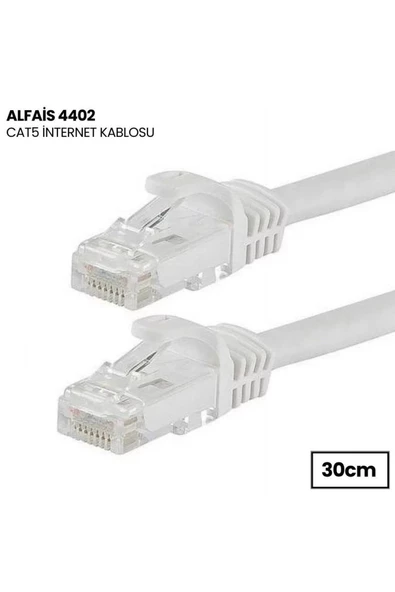 Zilevo Cat5e İnternet Ethernet Rj45 Lan Kablosu 30 cm - Resim 3