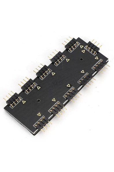 BASTORE 4 Pin 10 Port RGB Fan Çoklayıcı RGB Led Fan Şerit Hub Splitter 10 Port 12V 4 Pin Kablo ürün görseli 1