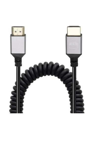 Zilevo Hdmi Spiral Yaylı Uzayabilen Fullhd 4k 60hz Uhd Kablo (0.5-2 Metre) hllgroup 990396 ürün görseli 1