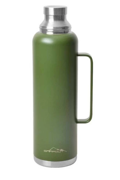 Campout Çift Katmanlı Termos Yeşil 1500Ml - Resim 2