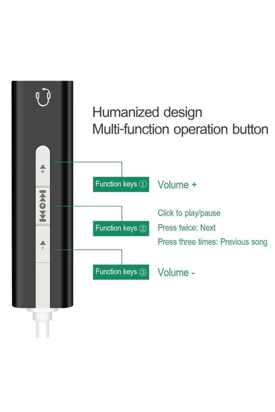 Zilevo Usb Harici 7.1 Ses Kartı 3.5mm Çevirici Dönüştürücü Ses Kartı ürün görseli 1