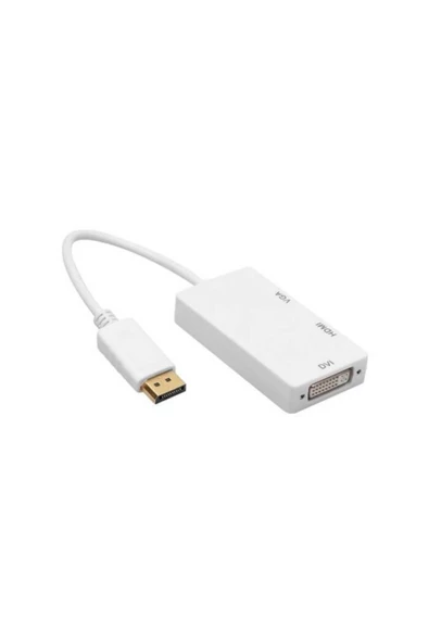 Zilevo Displayport To Hdmi Vga Dvi Çevirici Adaptör ürün görseli 1