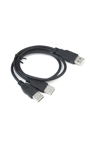 Zilevo Harici Diskler Için Usb Y Kablo 3 Ucu Usb Kablo ürün görseli 1