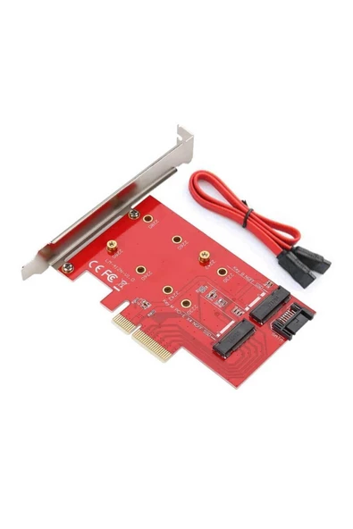 Zilevo Pcıe X4 To M.2 Ngff M/b Key Ssd Sata Çevirici Kart - Pcı Express ürün görseli 1