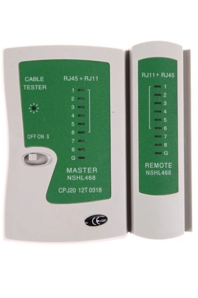 Zilevo Network Test Aleti Rj11 Rj45 Cat5 Cat6 Cat7 İnternet Kontrol Test Cihazı ürün görseli 1