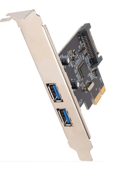 Zilevo Pci-e Express Usb 3.0 Hub 2 Port Molex Sata Çoklayıcı Çoğaltıcı ürün görseli 1