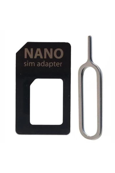 WOZLO Nano Sim Kart Adaptörü 2 Adet ürün görseli 1