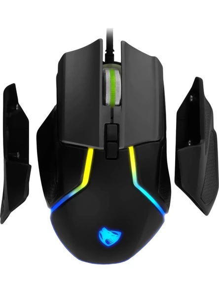 MF Product Strike 0575 RGB Kablolu Gaming Mouse Gri ürün görseli 1