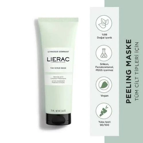 Lierac The Scrub Mask Temizleyici Peeling Maske 75 ml ürün görseli 1