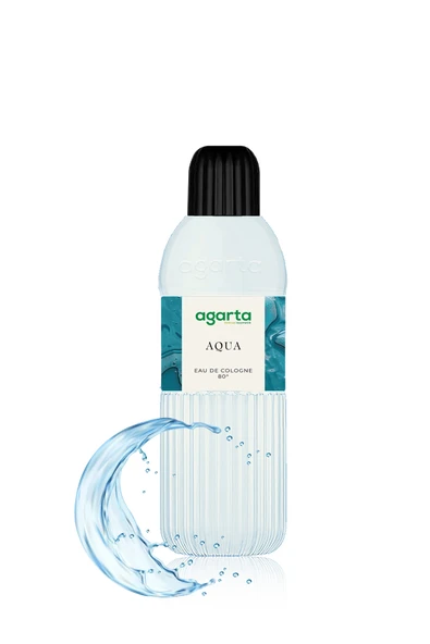 80 Aqua Kolonya  200 ml Pet Şişe - Resim 3