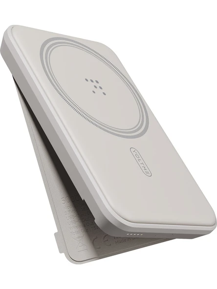 Voltme MagPak 5000mAh Magsafe Kablosuz Powerbank- Usb-C /MagSafe  Hızlı Şarj Grey 22.5W ürün görseli 1