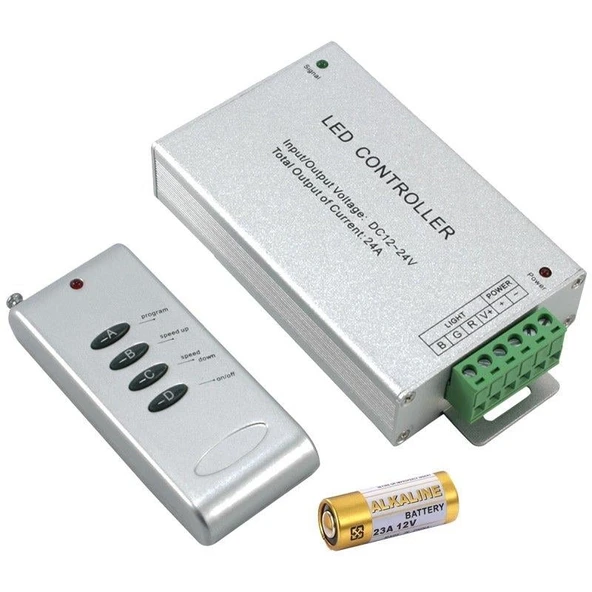 Ayt Pm-11651 12 Volt 24 Volt 12 Amper Kumandalı Rgb Renkli Led Kontrol Devresi ürün görseli 1