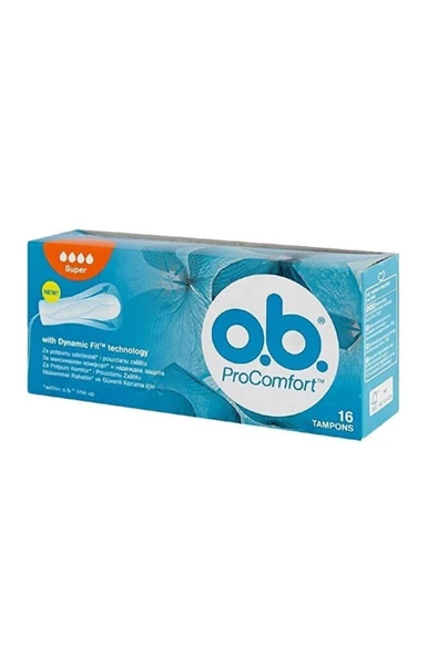 O.B. O.b Pro Comfort Super 16 Tampon 3574661627816 ürün görseli 1