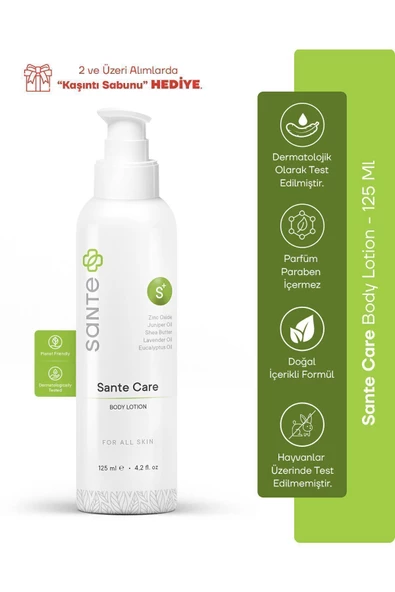 SANTEPLUS Sante Care Cilt Bakım Losyonu (UYUZ, KAŞINTI) 125 ml ürün görseli 1