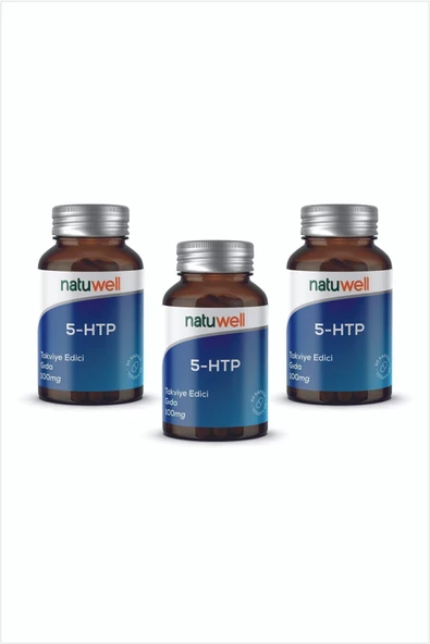 NATUWELL 3'lü Natuwell 5-HTP 100 mg Takviye Edici Gıda 30 Kapsül ürün görseli 1