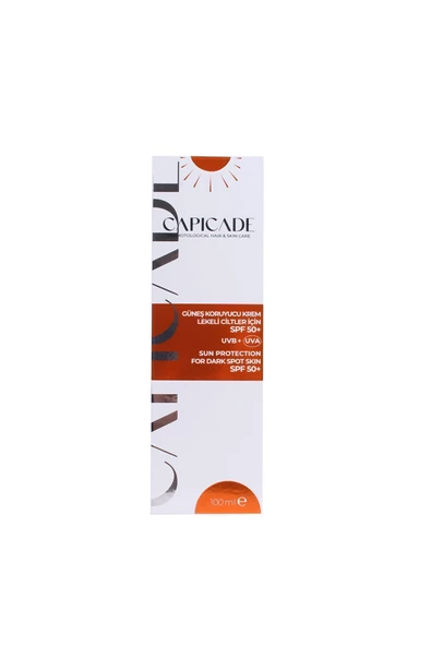 CAPİCADE Spf 50 Güneş Koruyucu Krem Lekeli Ciltler 100ml ürün görseli 1