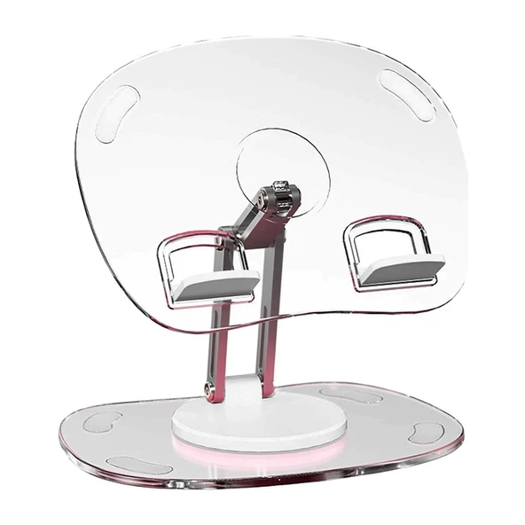 Powermaster PM-24571 Q16 360 Derece Hareketli Şeffaf Ipad Tablet Ve Telefon Tutucu Stand ürün görseli 1