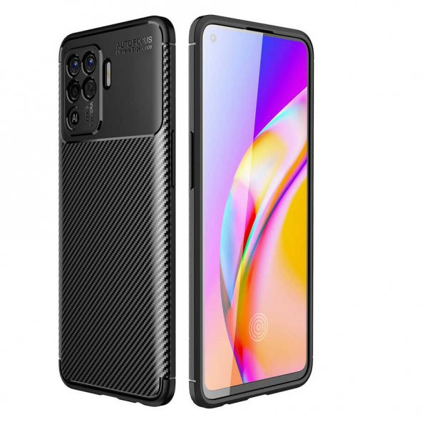 Oppo Reno 5 Lite Kılıf  Negro Silikon - Resim 2
