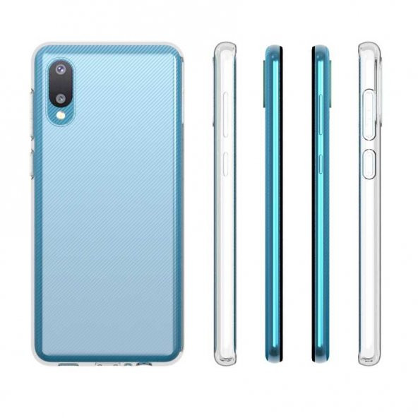 Galaxy A02 Kılıf  Süper Silikon - Resim 2