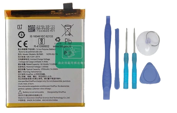 One Plus 7 Uyumlu Batarya Pil Sıfır Orijinal + TAMİR SETİ ürün görseli 1