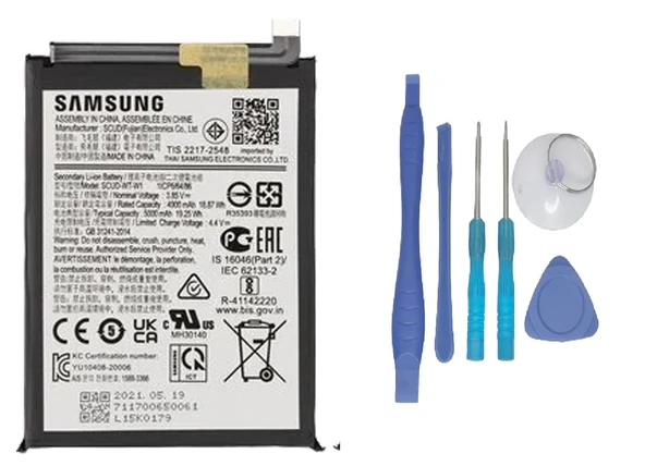 Samsung Galaxy A22 - 5G Uyumlu Batarya Pil Sıfır Orijinal + TAMİR SETİ ürün görseli 1