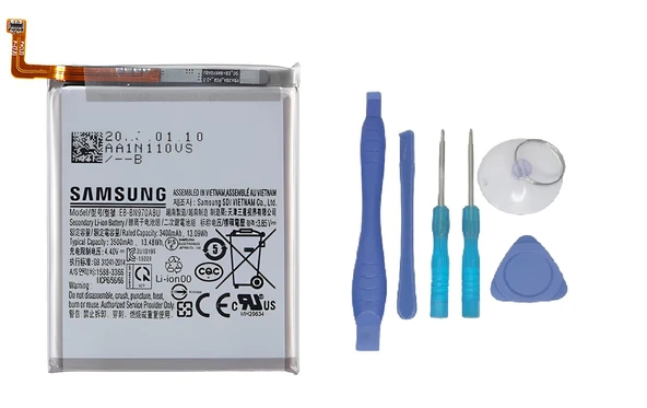 Samsung Galaxy NOTE 10 - SM-N970 Uyumlu Batarya Pil Sıfır Orijinal + TAMİR SETİ ürün görseli 1
