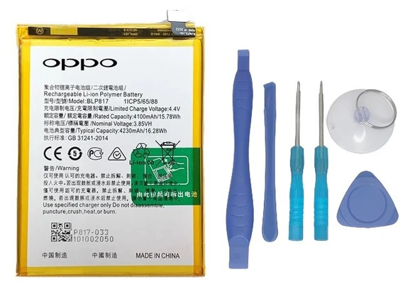 Oppo A15S - BLP817 - Uyumlu Batarya Pil Sıfır Orijinal + TAMİR SETİ ürün görseli 1