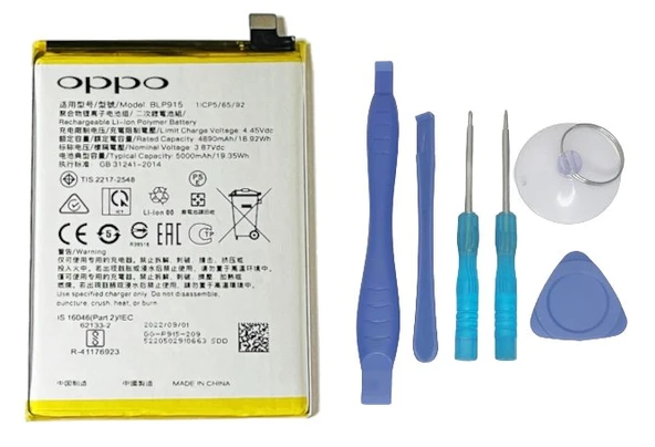 Oppo A17K - Blp915 -Uyumlu Batarya Pil Sıfır Orijinal + TAMİR SETİ ürün görseli 1