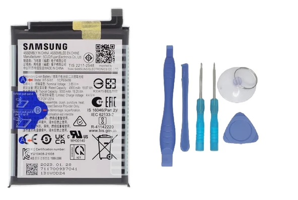Samsung Galaxy A04E - SM-A042 - Uyumlu Batarya Pil Sıfır Orijinal + TAMİR SETİ ürün görseli 1