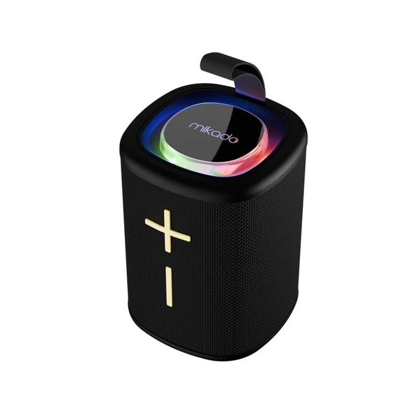 Mikado MD-26BT Nexus Siyah 6W 1200mAh USB-TF-TWS-IPX6 Bluetooth Hoparlör ürün görseli 1