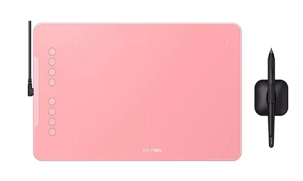 XP-Pen DECO01 V3 Grafik Tablet 16K 8 Kısayol Pembe ürün görseli 1