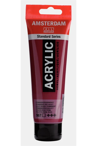 Amsterdam Akrilik Boya 120ml 567 Perm. Red Violet ürün görseli 1