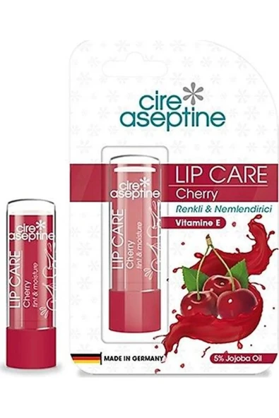 Cire Aseptine Lip Care Cherry Renkli Dudak Nemlendirici 4,5 G ürün görseli 1