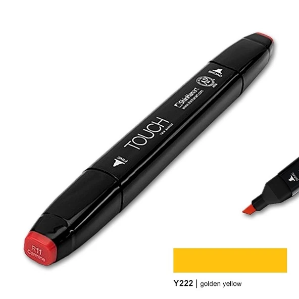 TOUCH TWIN MARKER Y222 GOLDEN YELLOW ürün görseli 1