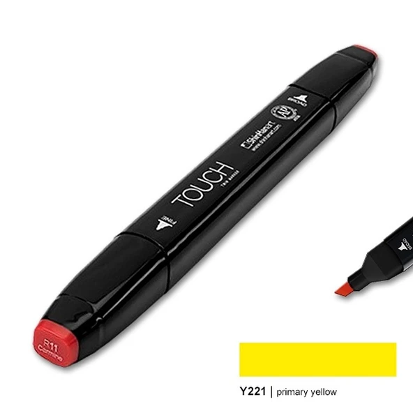 TOUCH TWIN MARKER Y221 PRIMARY YELLOW ürün görseli 1