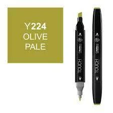 TOUCH TWIN MARKER Y224 OLIVE PALE ürün görseli 1
